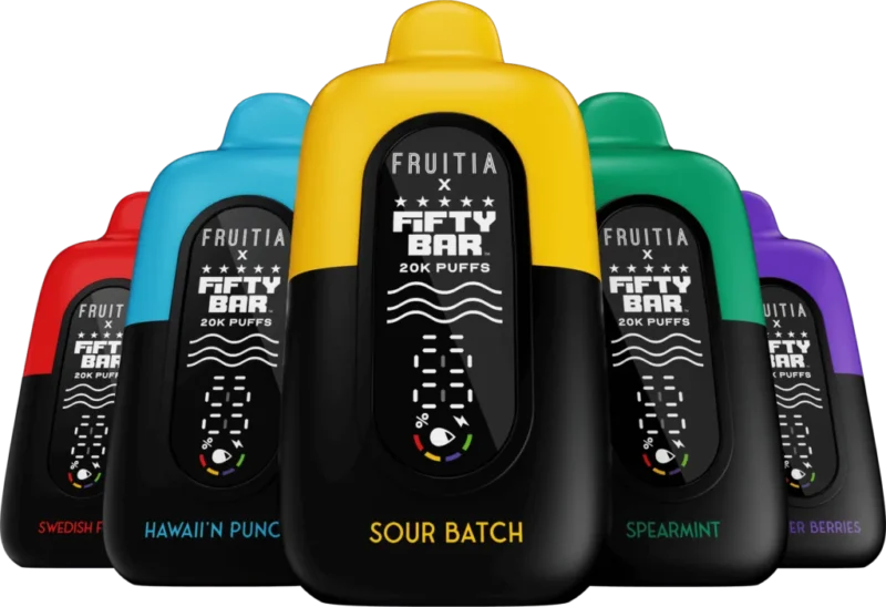 fifty bar vapes fruitia