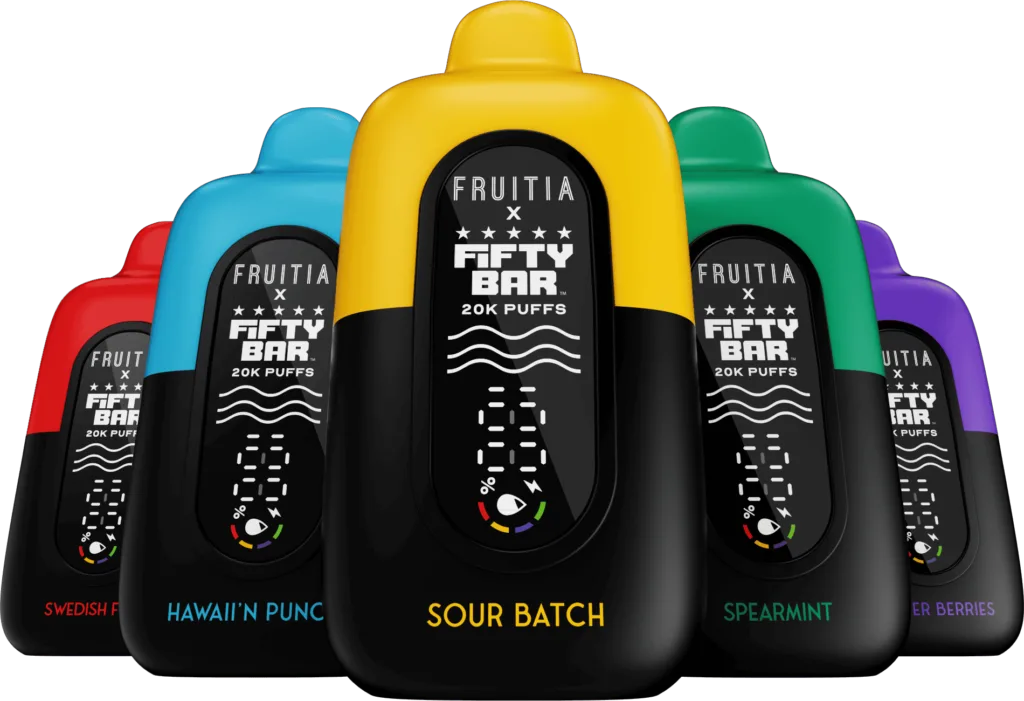 fifty bar vapes fruitia