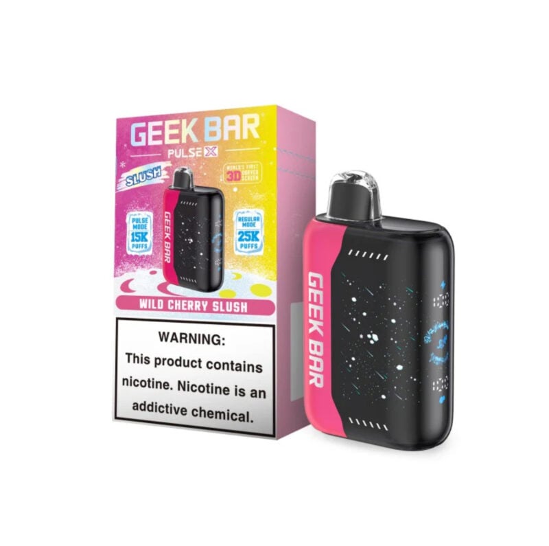 geekbar pulse x in flavor wild cherry slush