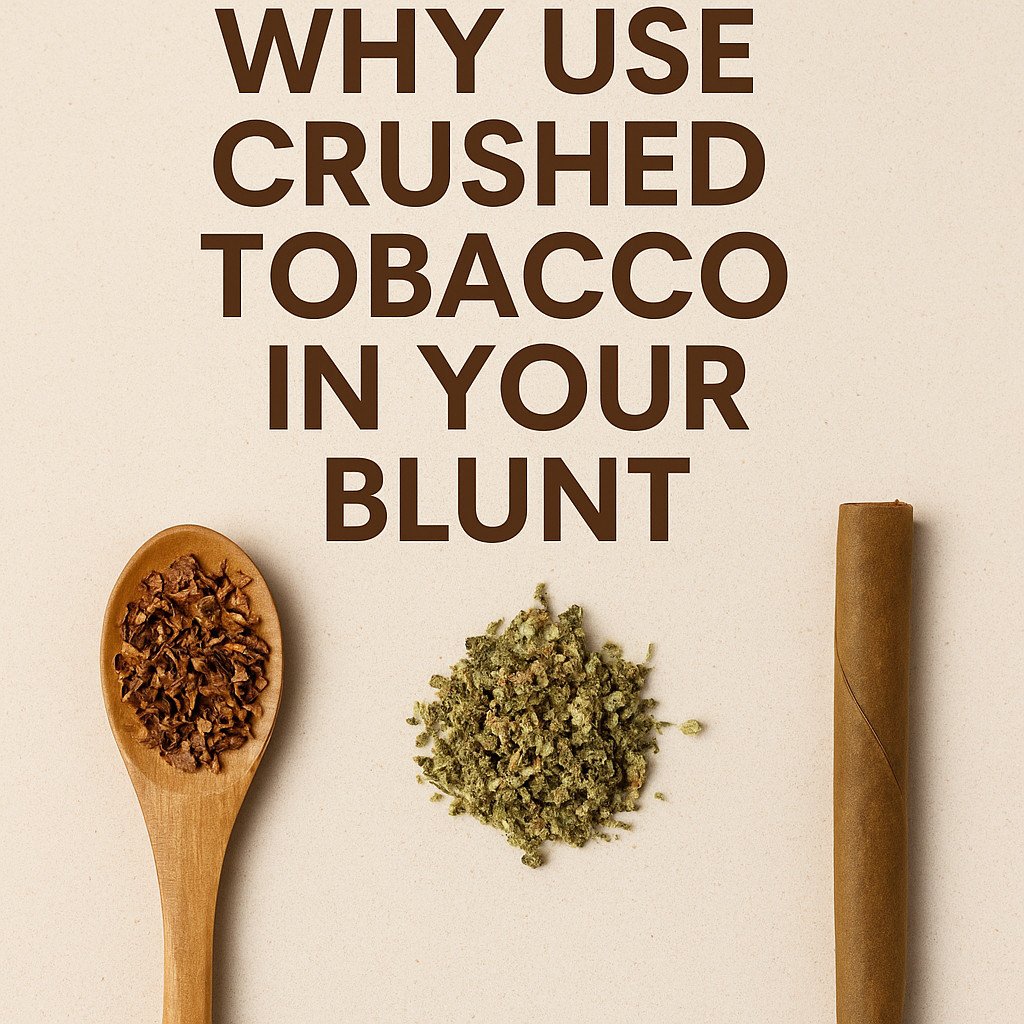 Why use crushed tobacco in your blunt