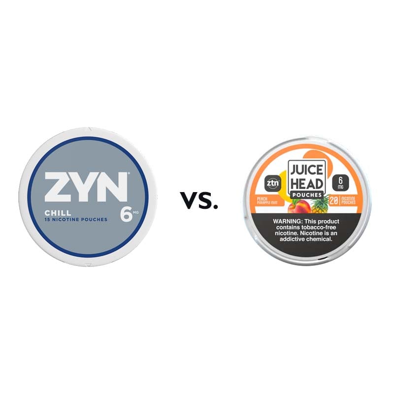ZYN Nicotine Pouches Vs Juice head : What's the difference