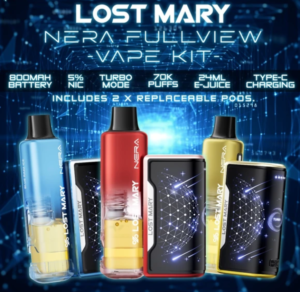 Lost Mary Nera Fullview 70K Vape Kit