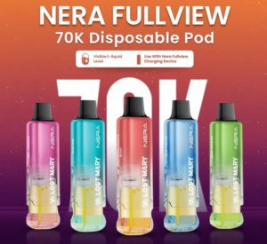 Lost Mary Nera Fullview 70k Pod
