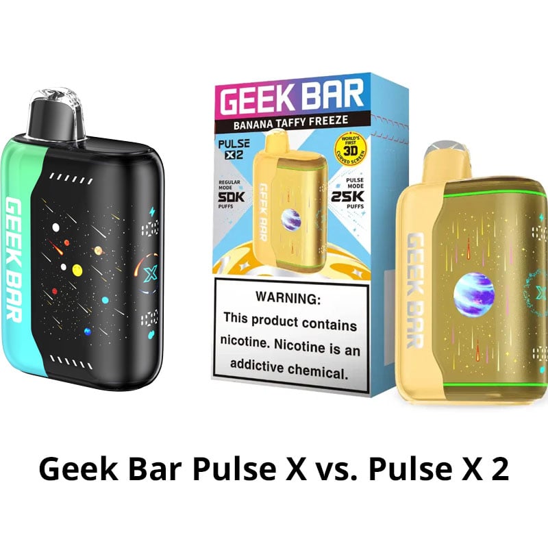 Geek Bar Pulse X vs. Pulse X 2
